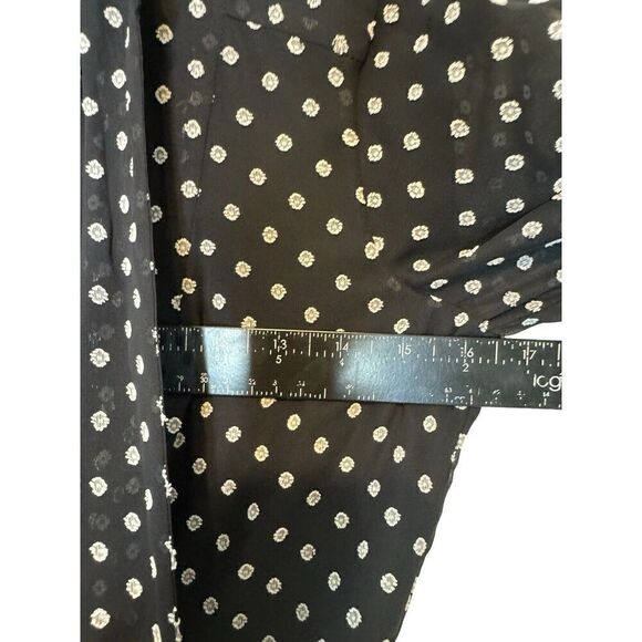 Alexis Davinia Black and White Polka Dot Pants Jumpsuit Sz Small Designer - Picture 14 of 16